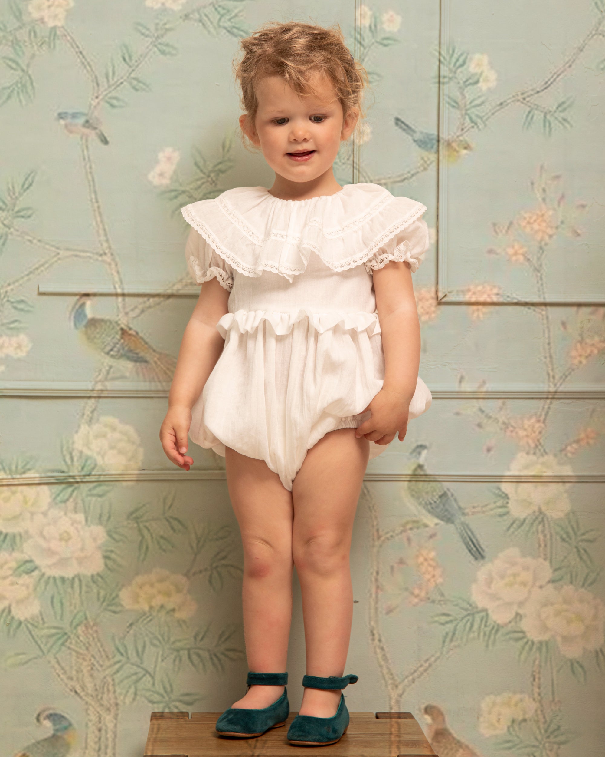 Ranita de Bautizo para bebe en blanco Yves de Cosmosophie