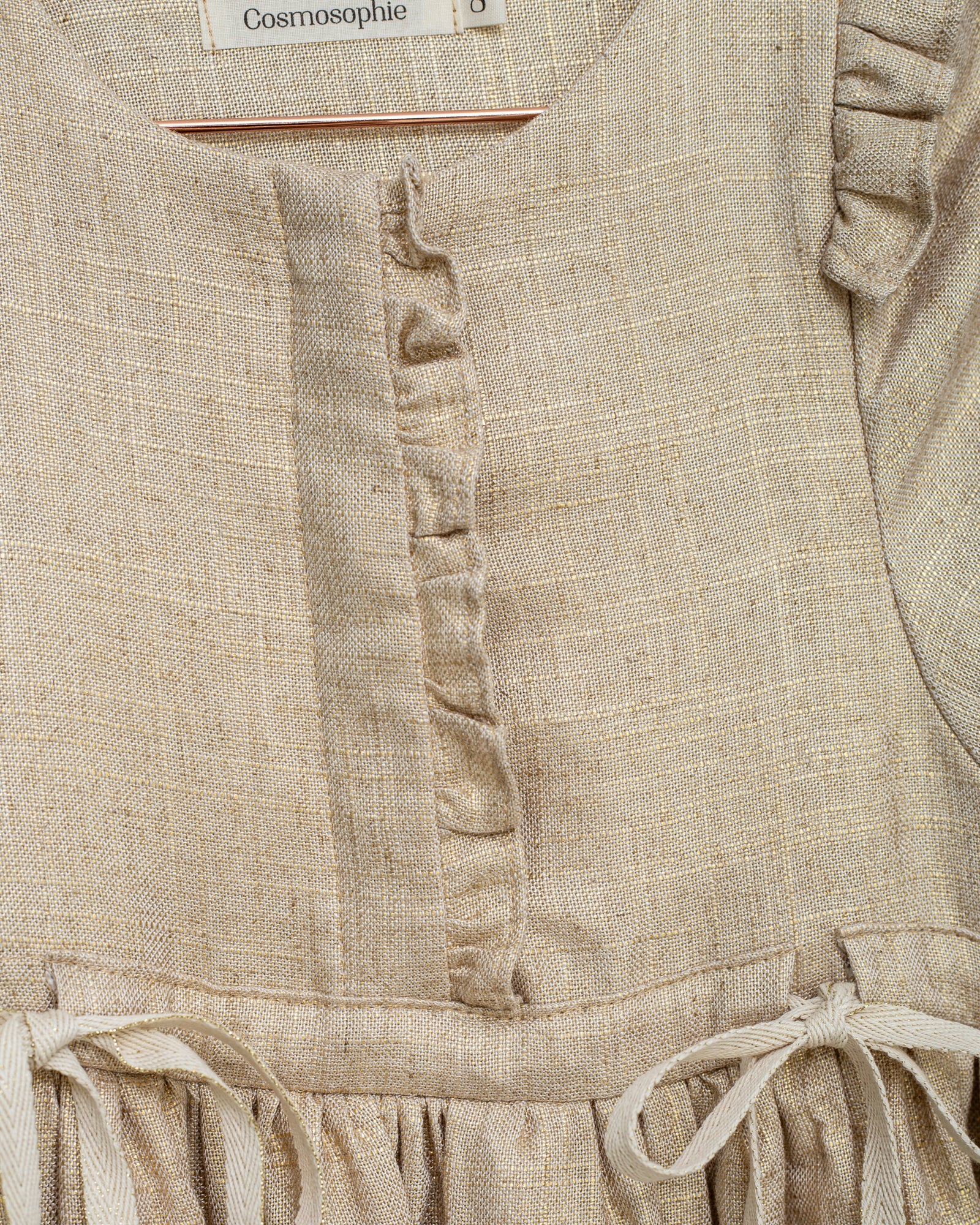 Vestido dorado para niñas y adolescentes Royal de Cosmosophie