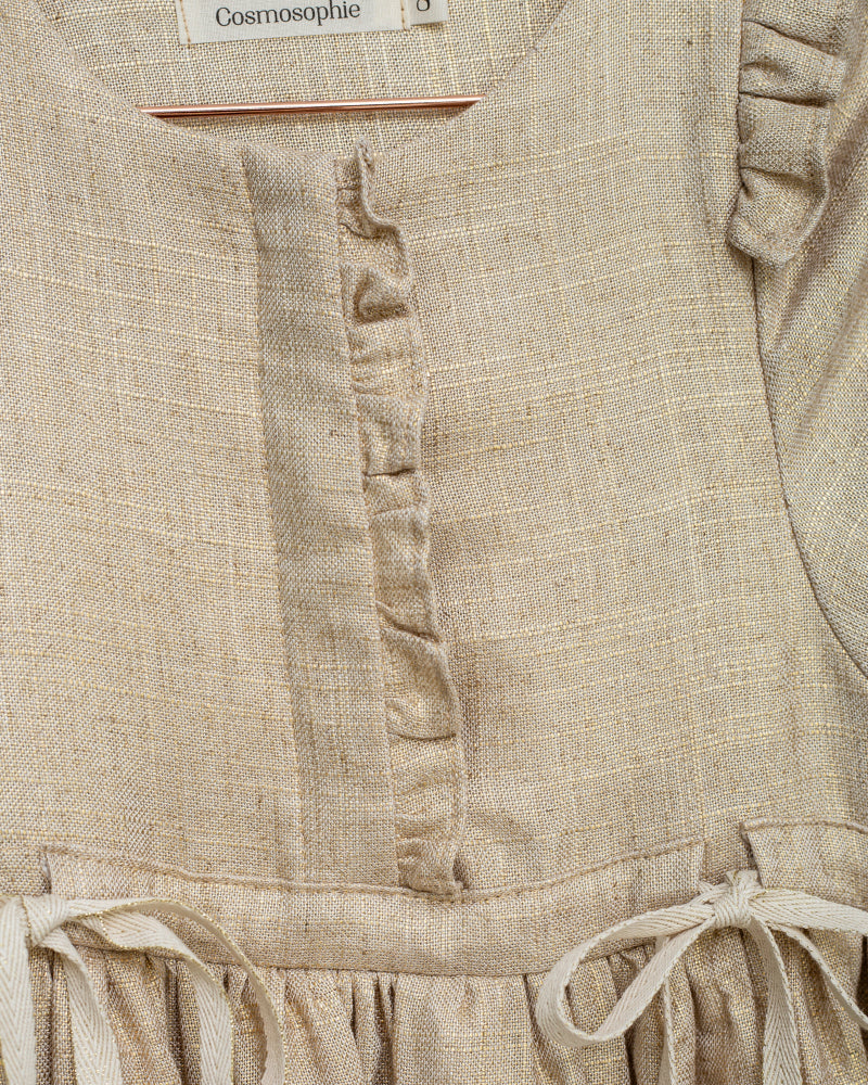 Vestido dorado para niñas y adolescentes Royal de Cosmosophie