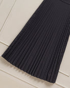 Falda negra plisada soleil para adolescente Cosmosophie