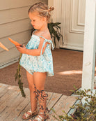 Ranita tirantes flores azules cosmosophie