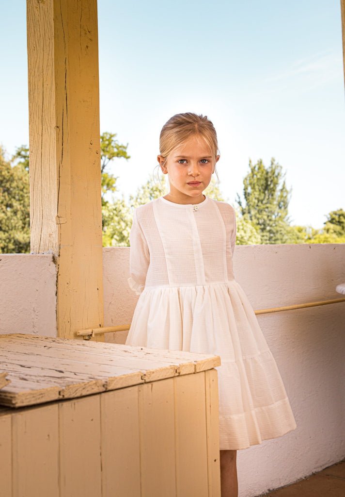 vestido blanco para niña arras ceremonia boda o comunion
