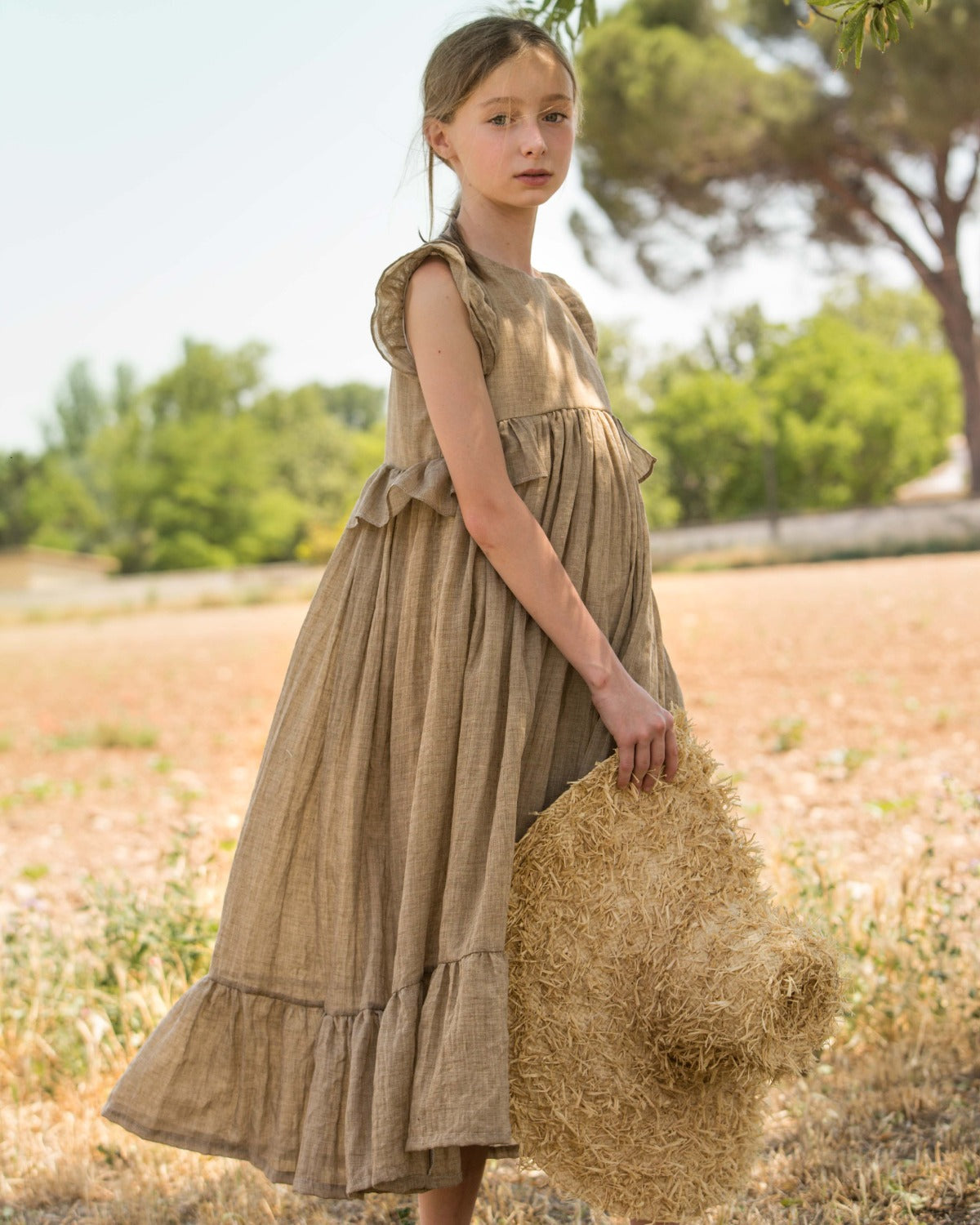 Vestido de ceremonia para niña y adolescente perfecta invitada de bosa bautizo o comunion. Cosmosophie