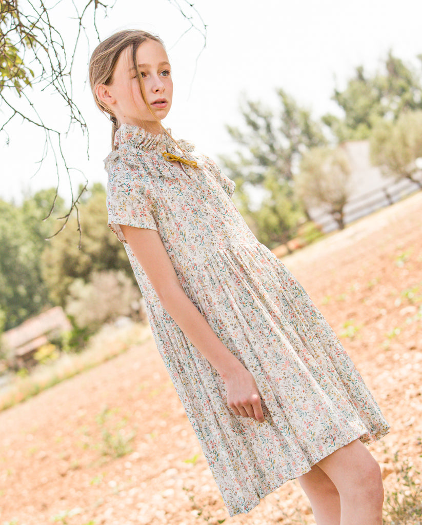 Dress for girl or teen for party, wedding, ceremony. Luxury brand for kids. Made in spain. Cosmosophie