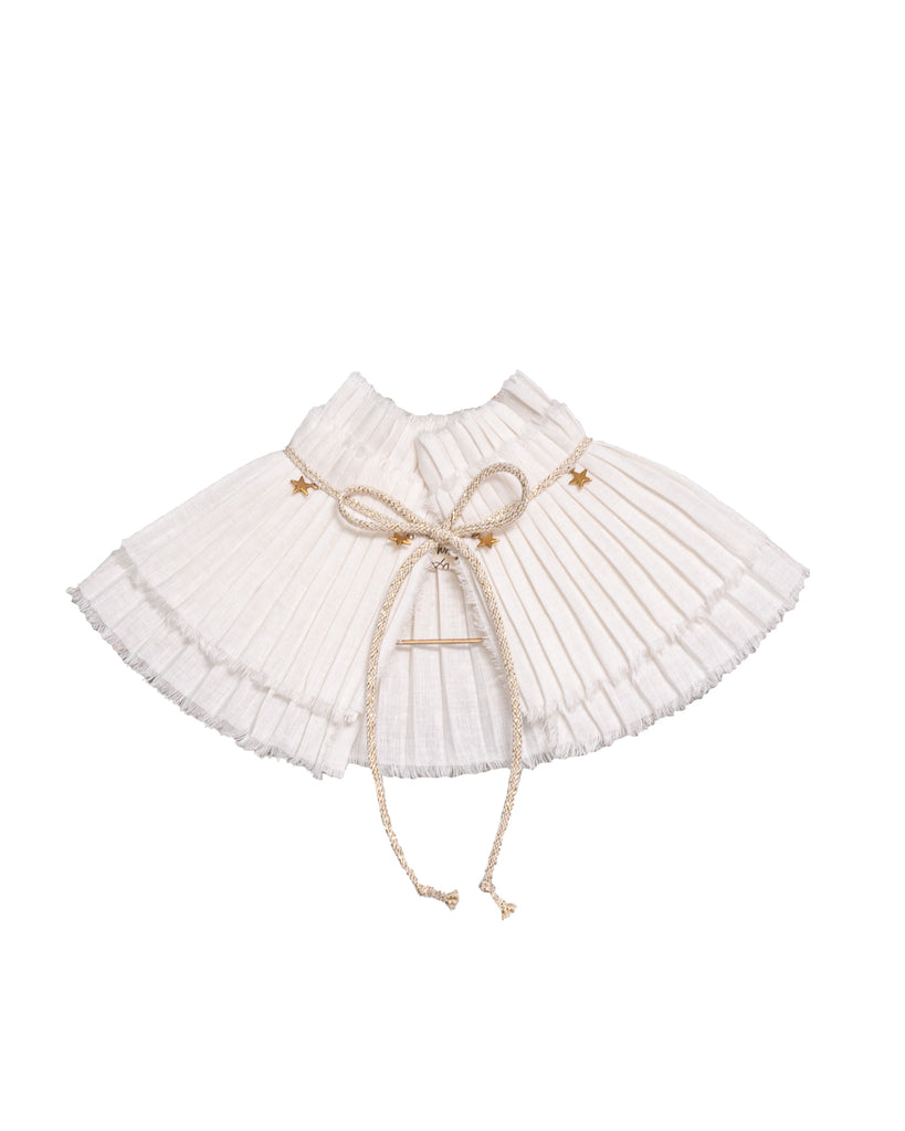 hand pleated collar for wedding