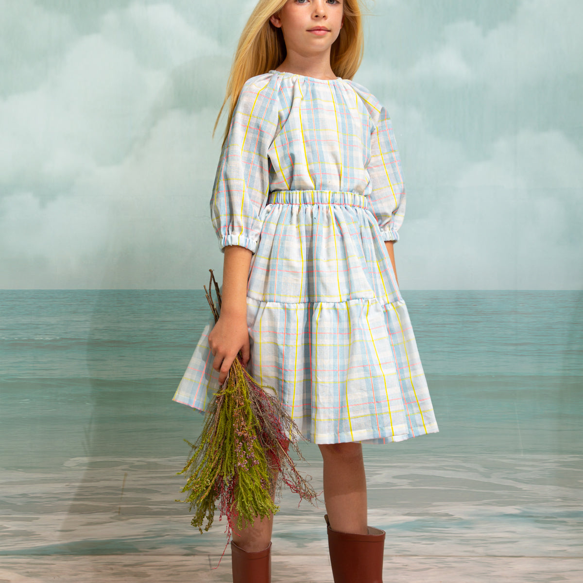 Isolda Dress in Castle Print – cosmosophie