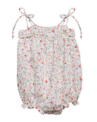 baby romper in flower print lace detail luxury brand for kids